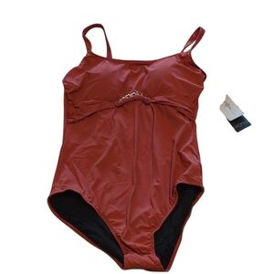 Profile by Gottex Unchain My Heart One Piece Swimsuit with Adjustable Straps